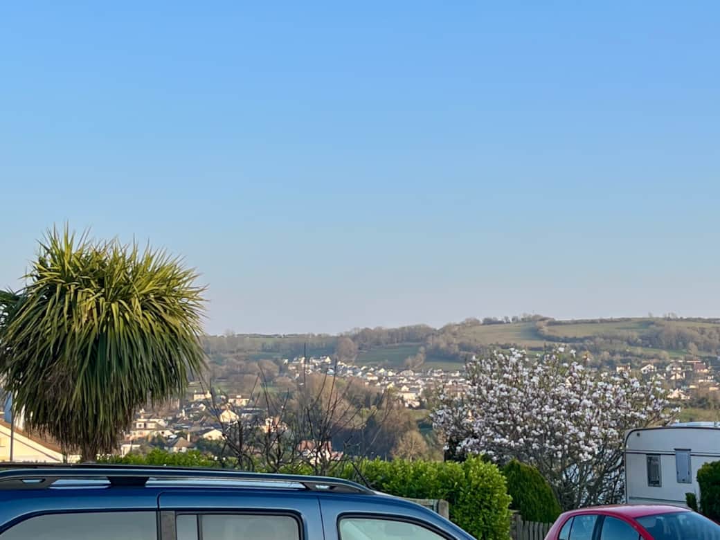view from the front garden