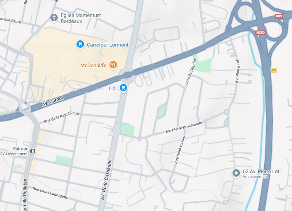 Map of the property location