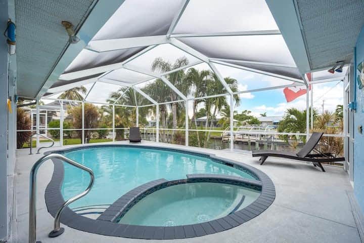 Pool, Spa & Canal
