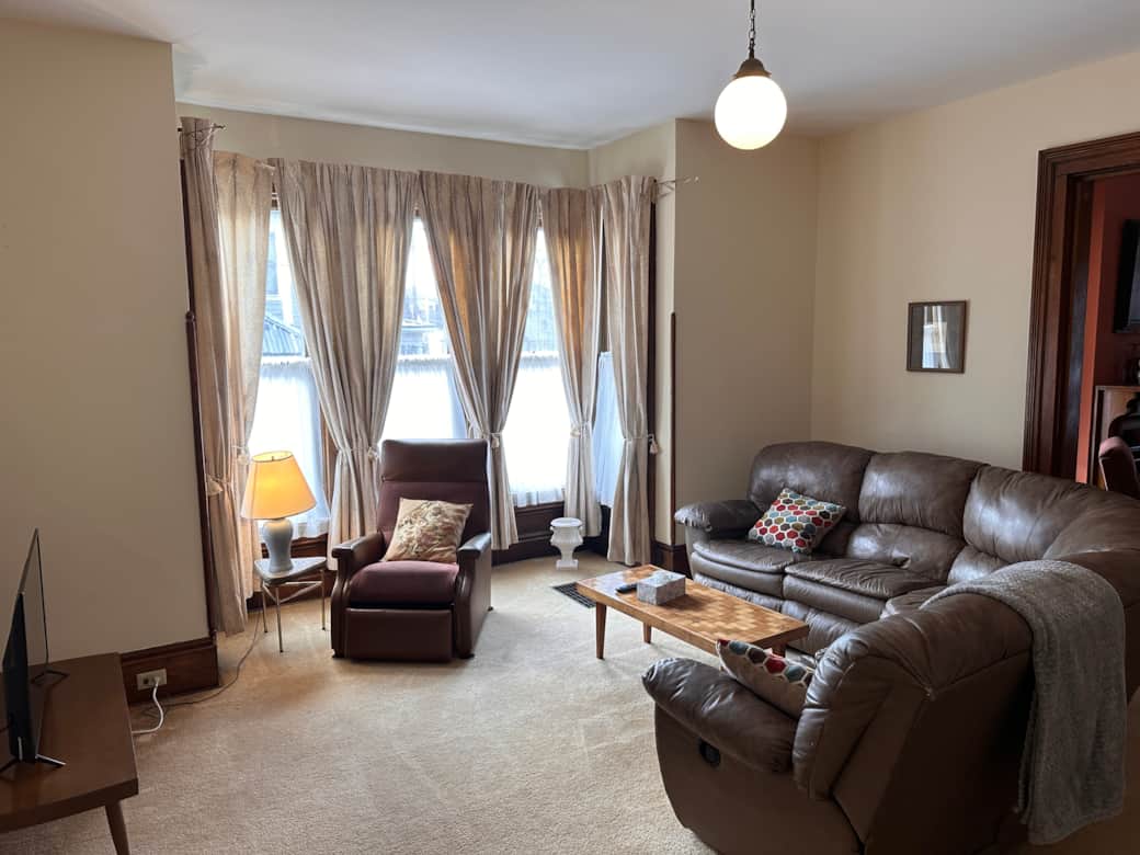 Large Living room with lots of light