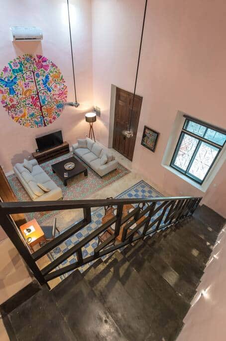 View from the staircase