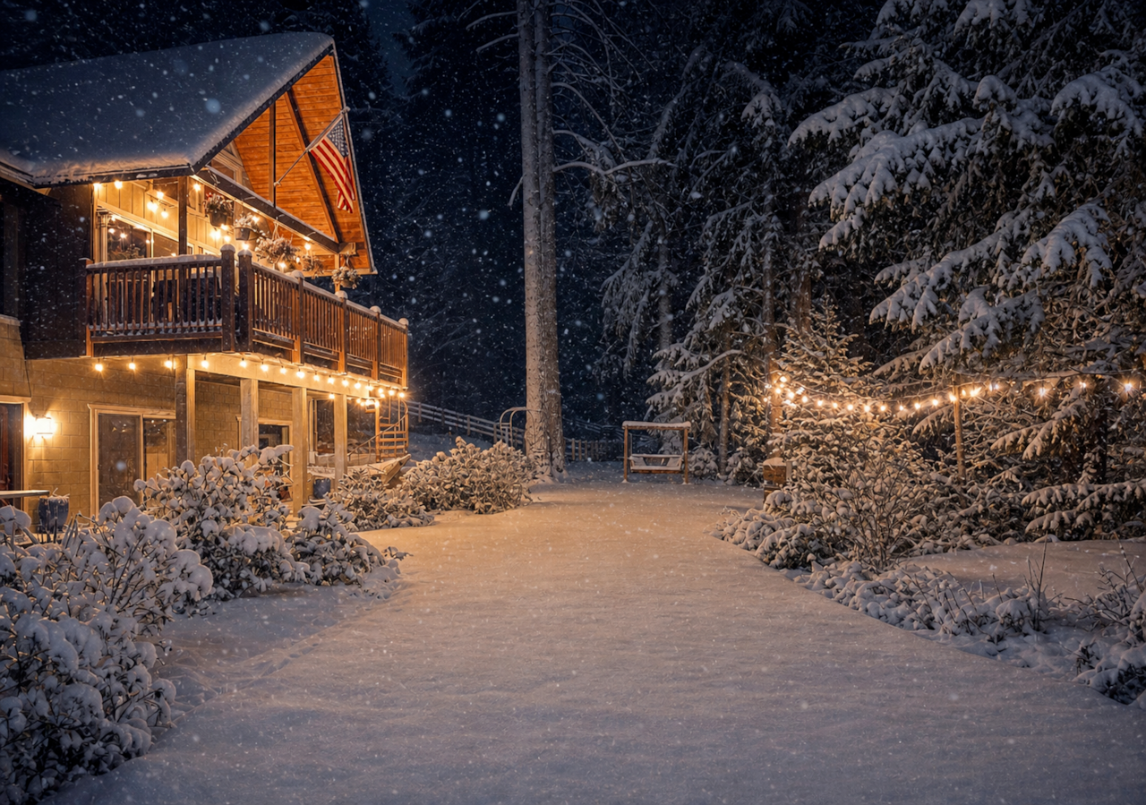 Winter Backyard