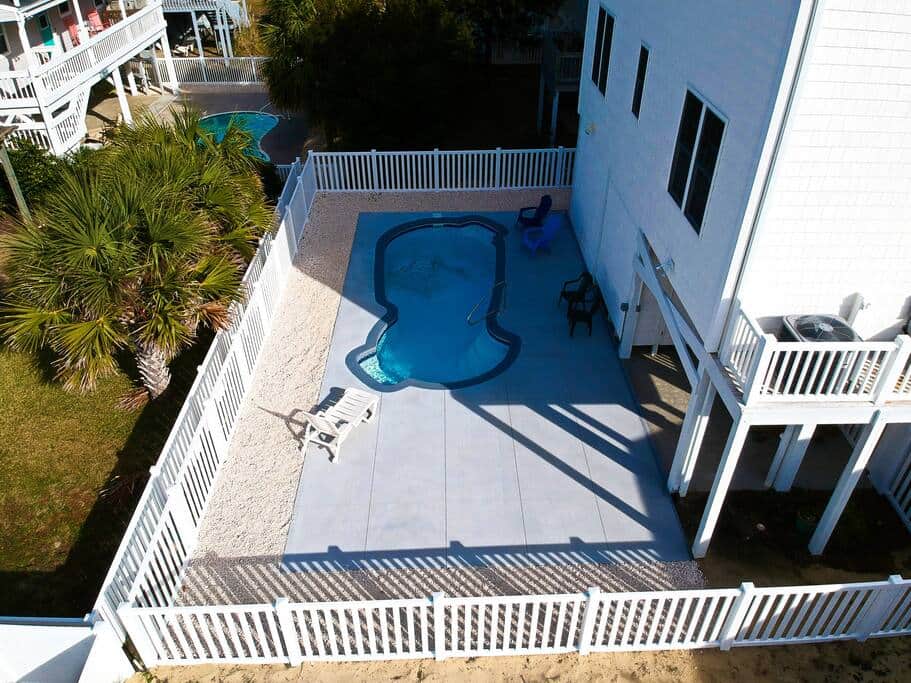 Pool added in 2019! Heated upon your request for those staying during cooler outside temps.