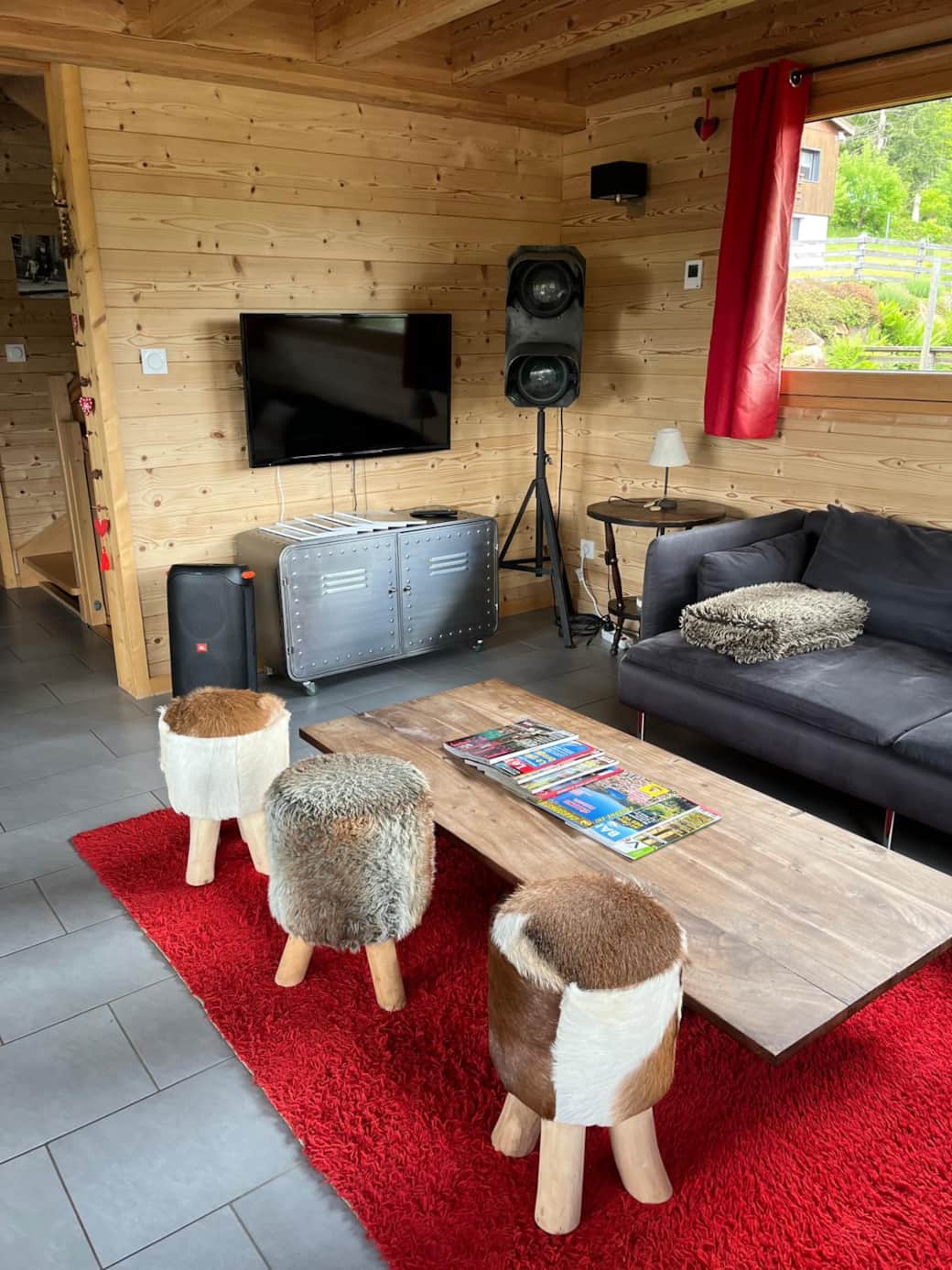 Wohnzimmer des Chalets Fox’s Favourite Wohnzimmer des Chalets Fox’s Favourite