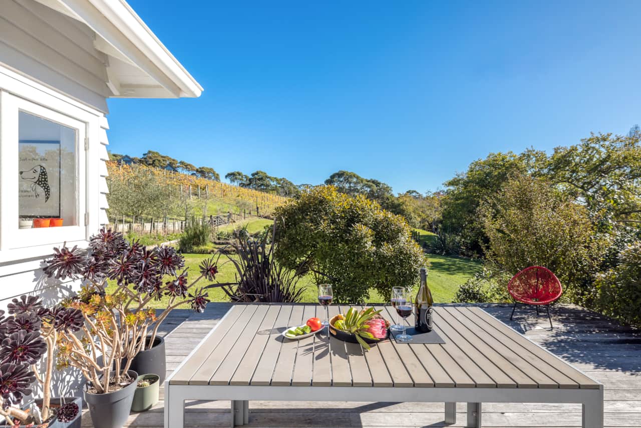 Alfresco dining area
