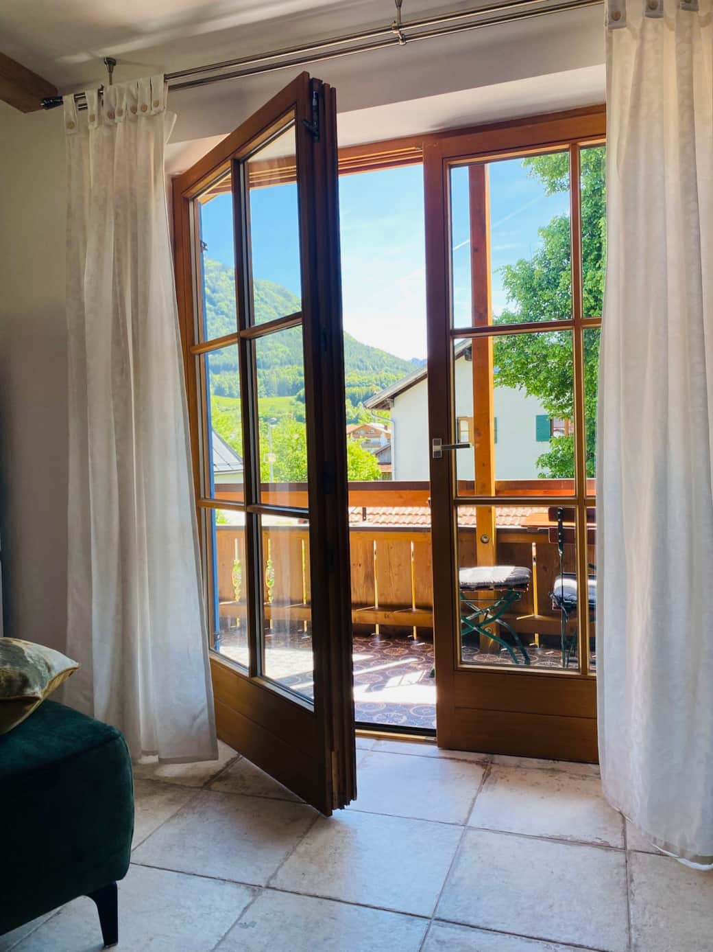 Ausblick Balkon 