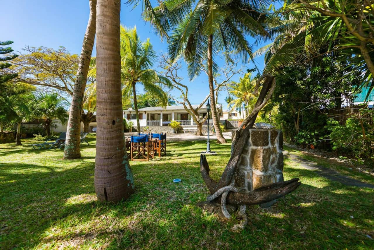 The property has a beautiful and large garden 