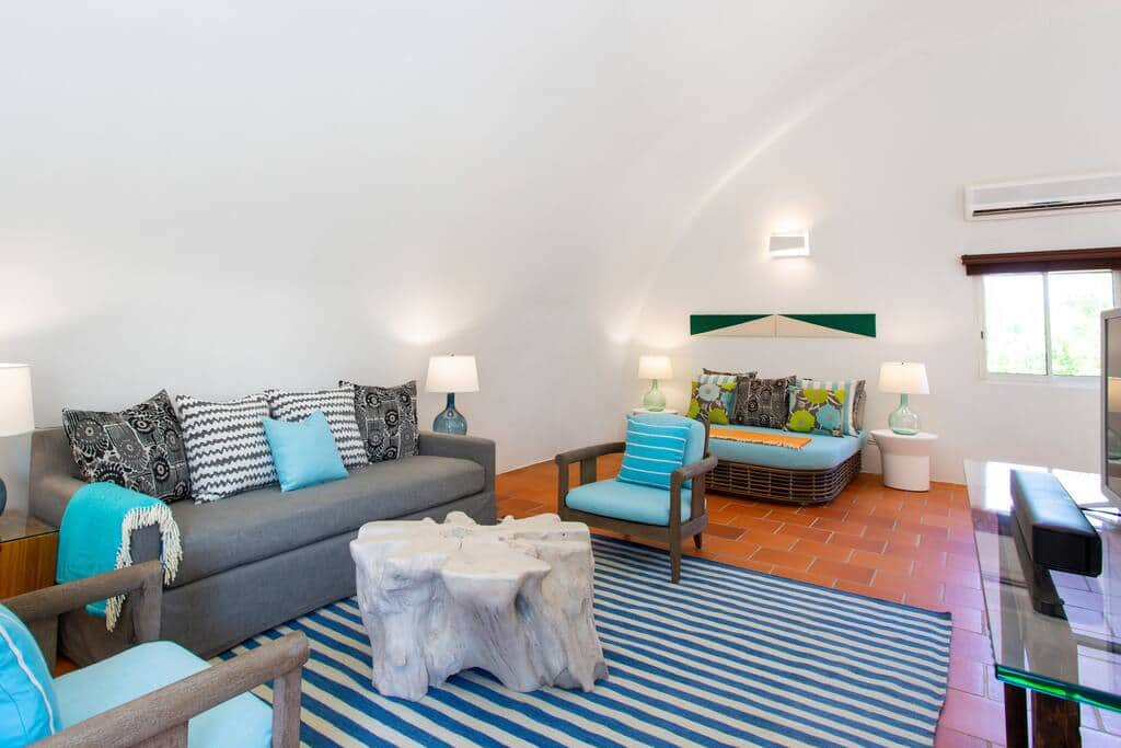 Living area of loft