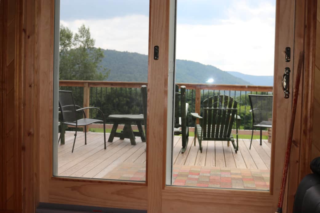 Wide open deck for entertaining