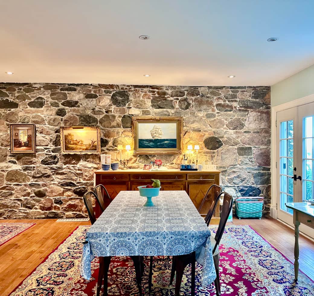 Dining area with patio views. Continental breakfast, BBQ access & nearby takeout. Dining area with patio views. Continental breakfast, BBQ access & nearby takeout.