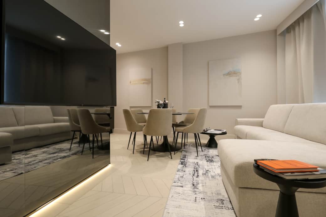 Living and Dining Area Overview