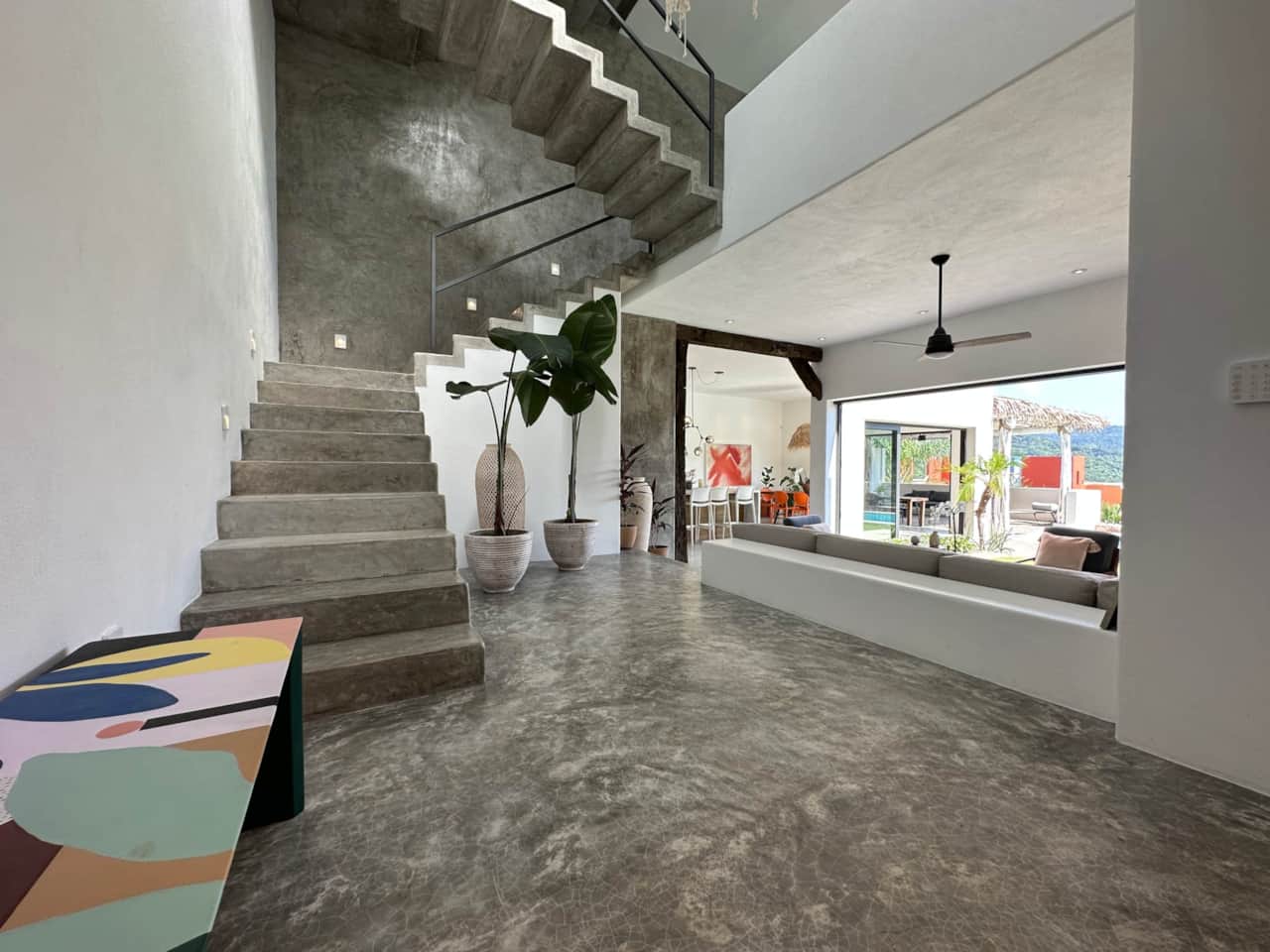 Entrance and Living Area