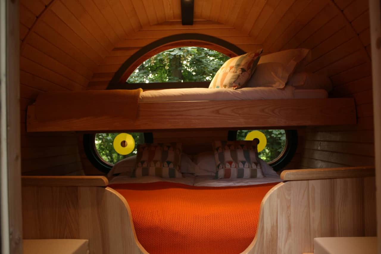 Three single bed pod