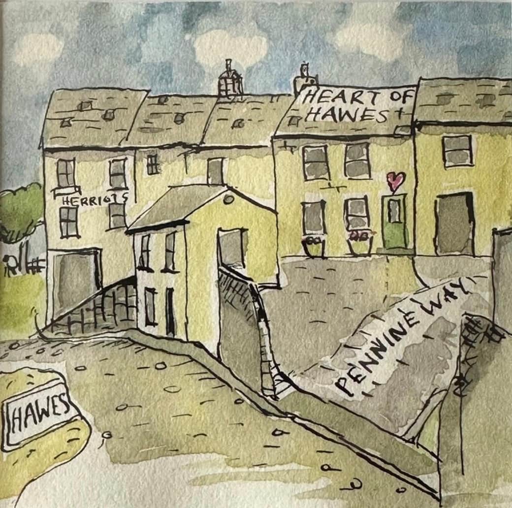 Watercolour Painted By A Recent Guest
