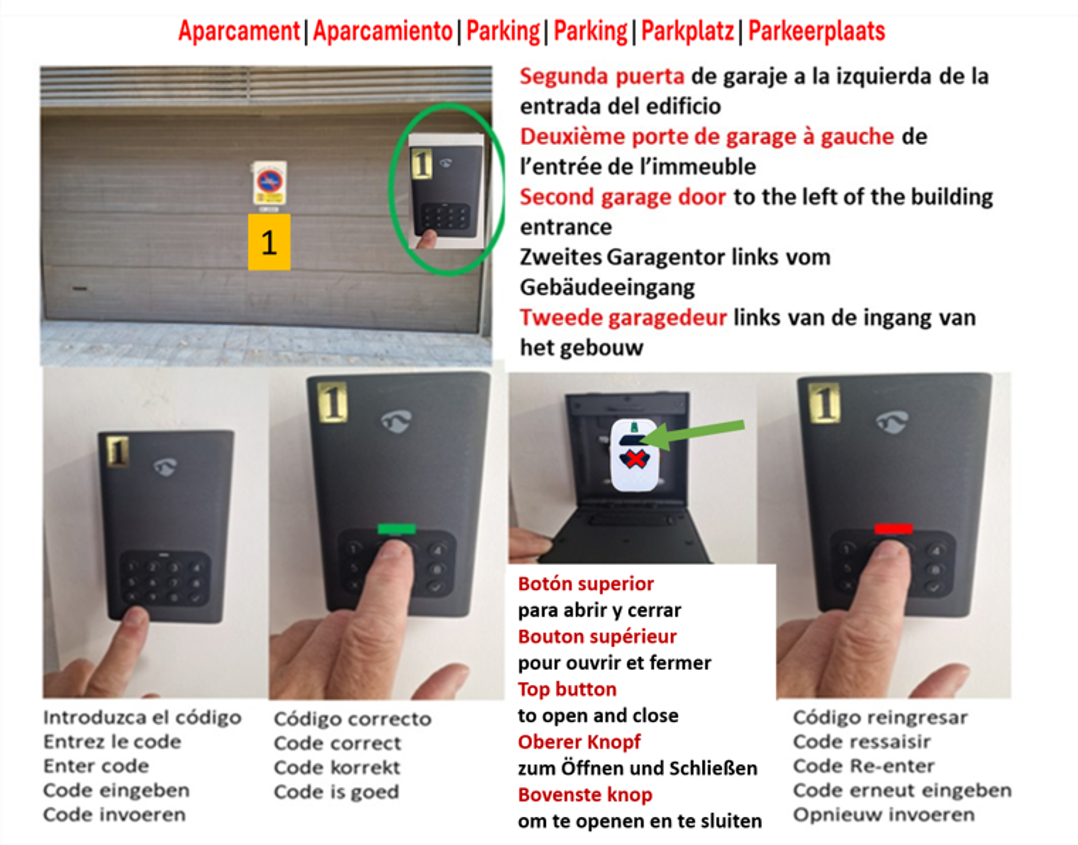 Instructies afstandsbediening garage – Citadel Duplex Apartment Roses