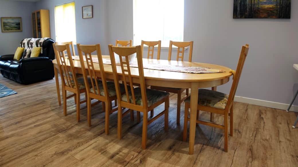 Meals are better when shared—join family and friends around the dining table for a hearty feast.