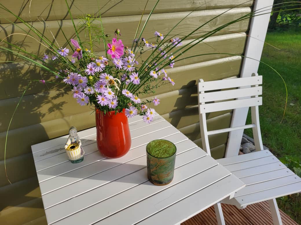 Veranda im Morgenlicht