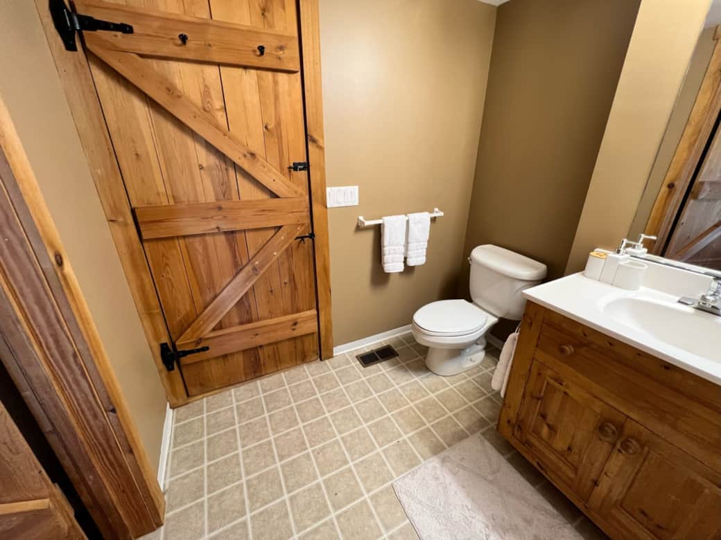 Hallway bath shared with Bedroom #2 Hallway bath shared with Bedroom #2