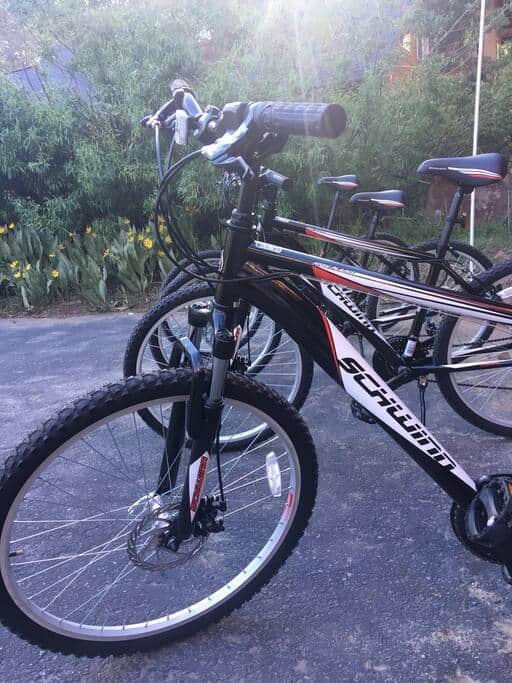 Four Bikes included Free.