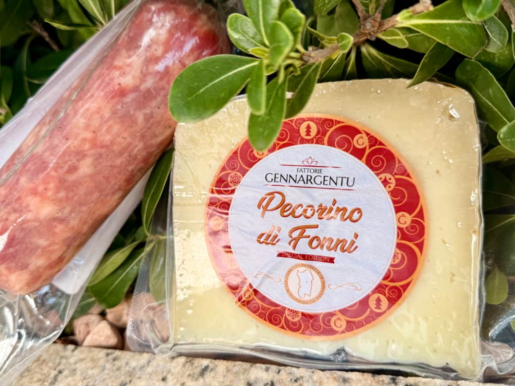 Real Gennargentu Sardinian Cheese & Sausage - Your welcomes gift for renting via NR12 & Rental12