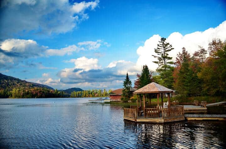 Gazebo on Big Moose lake