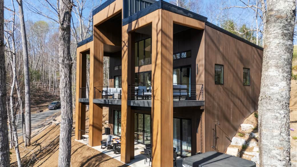 Clean lines, mountain soul—The River Bed blends right into the ridge.