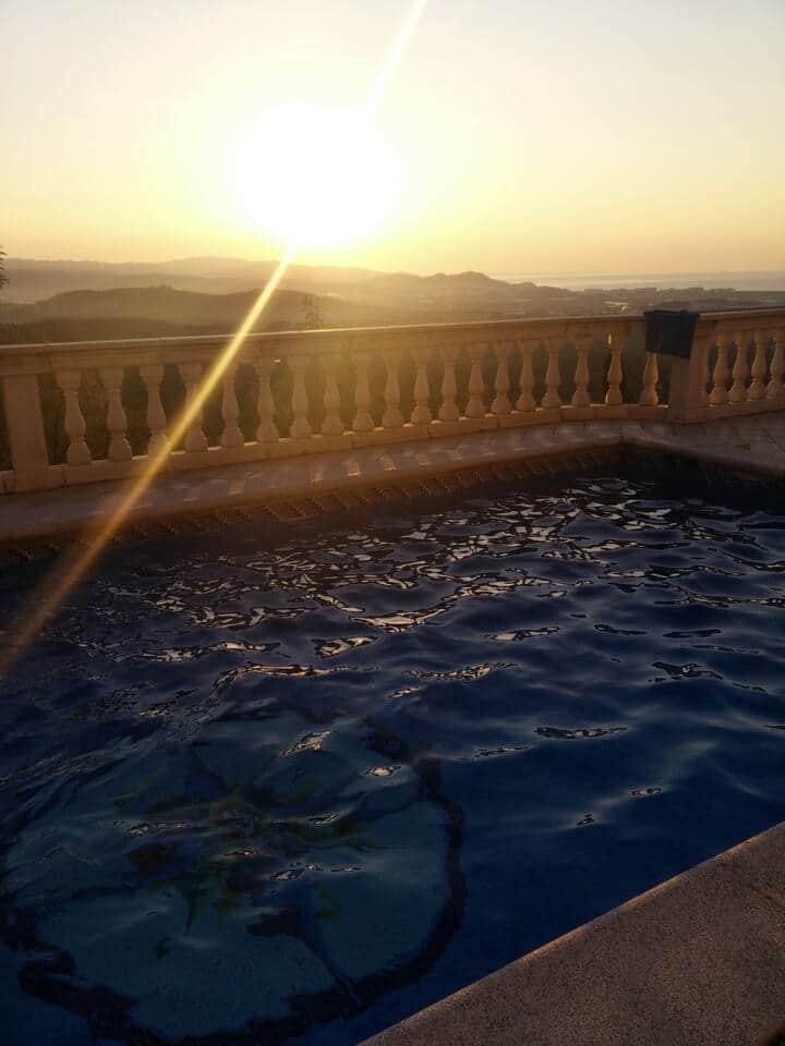 Another beautiful sunrise at the pool.