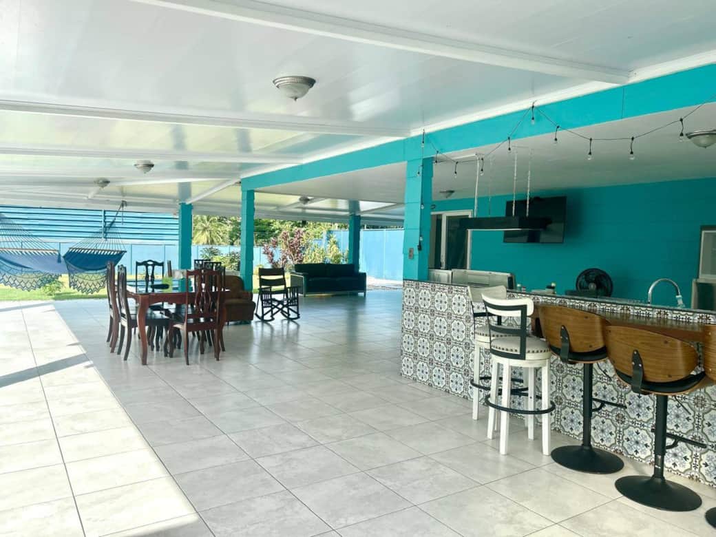 Dining room and social area