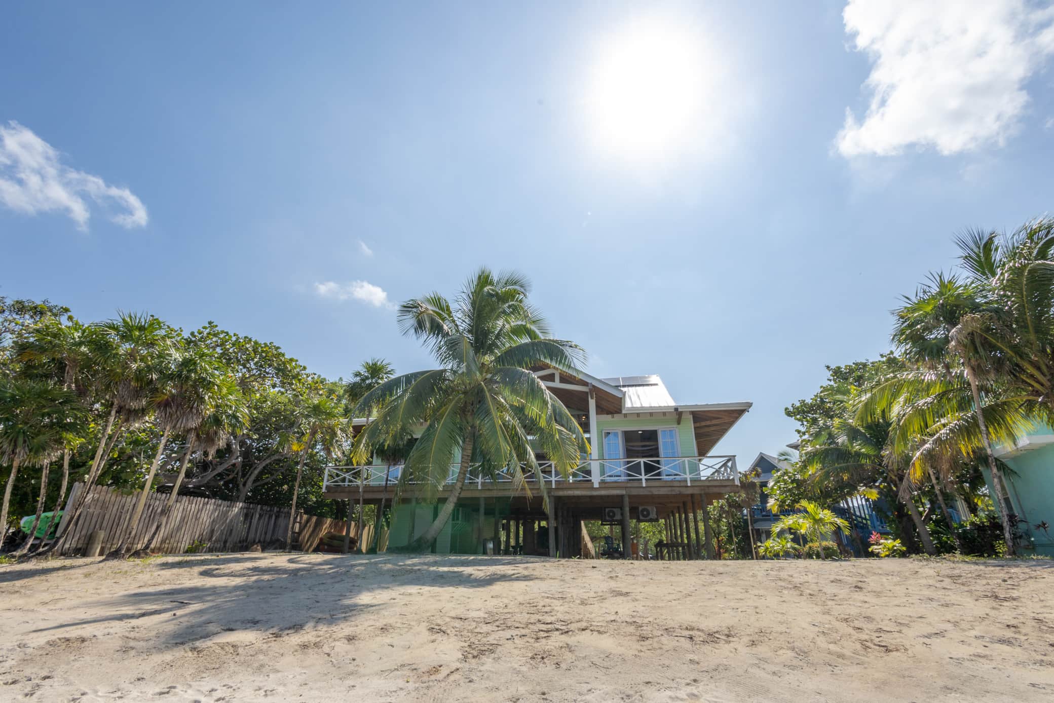 House from the beach