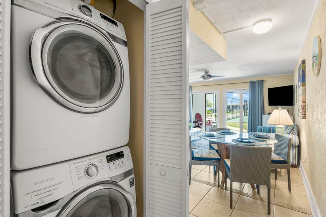 Washer and dryer