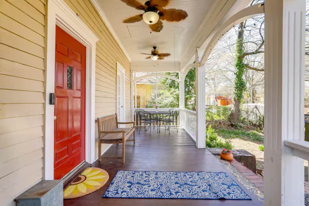 Drexel House Frontporchsideview