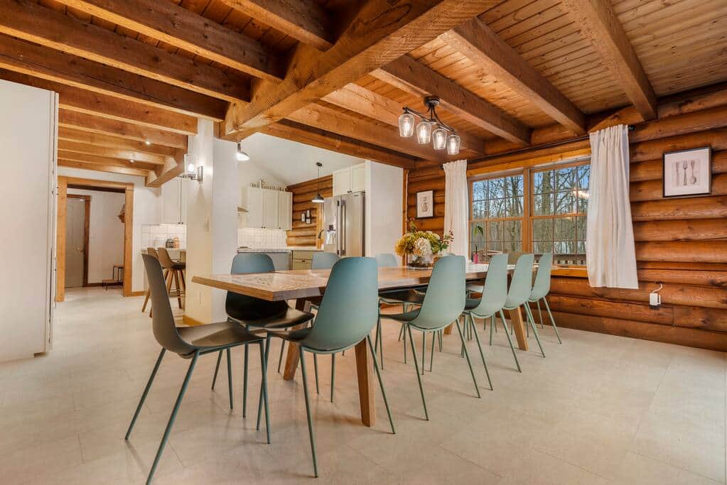Dining room seating for 12