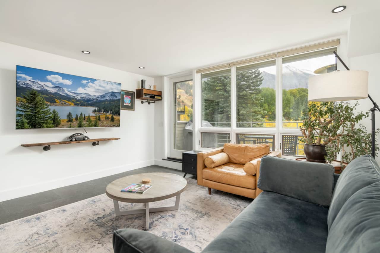 A TV should you need a break from the views