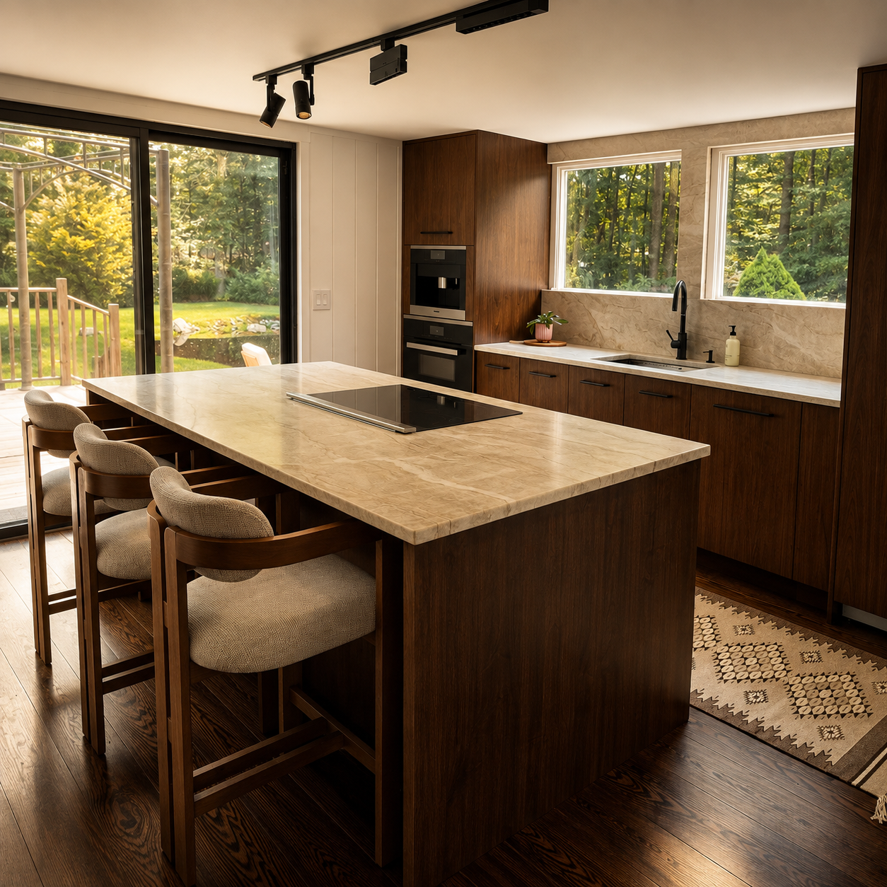RivAframe kitchen with Miele appliances