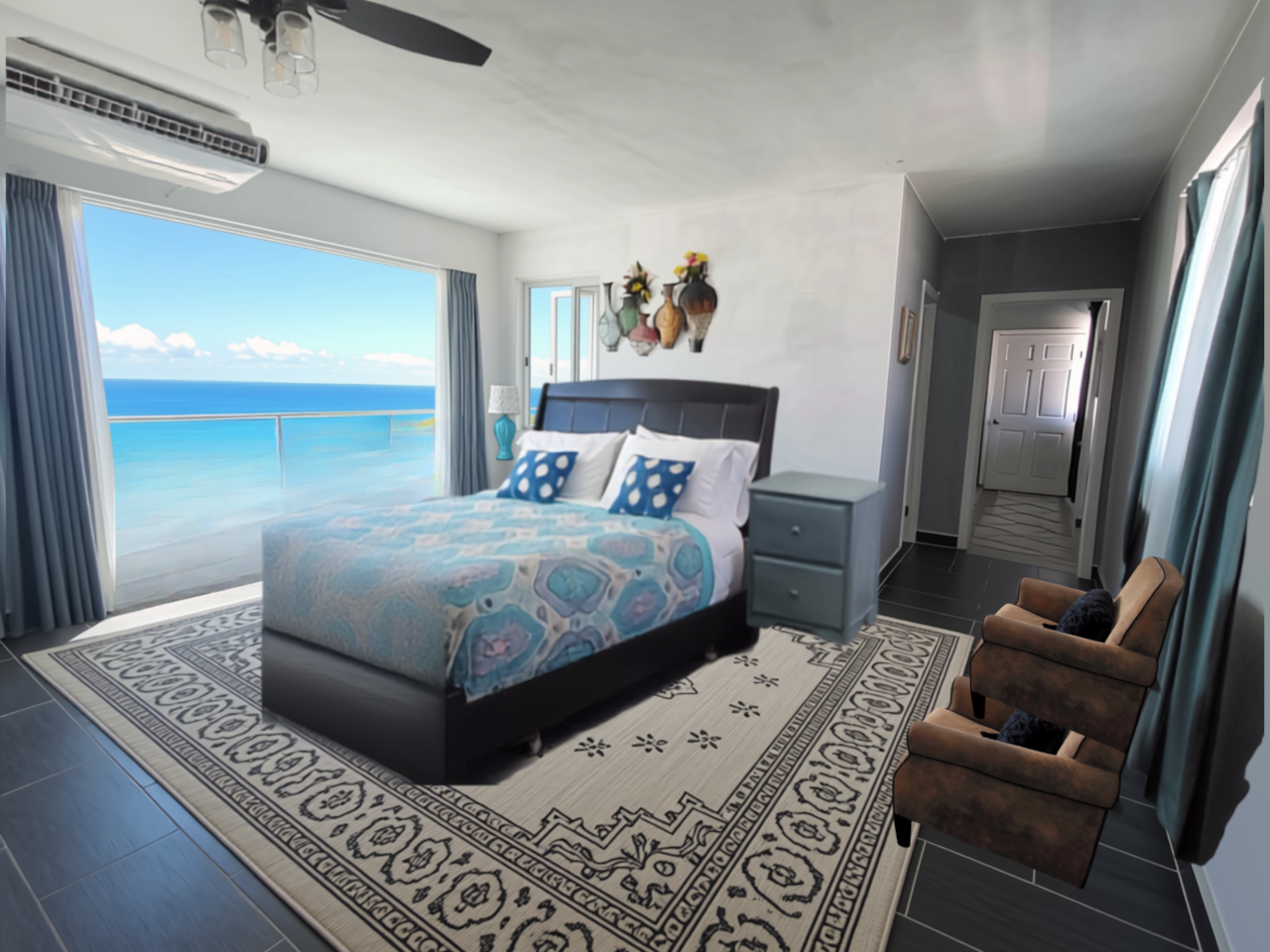 2 Story Villa Master Bedroom