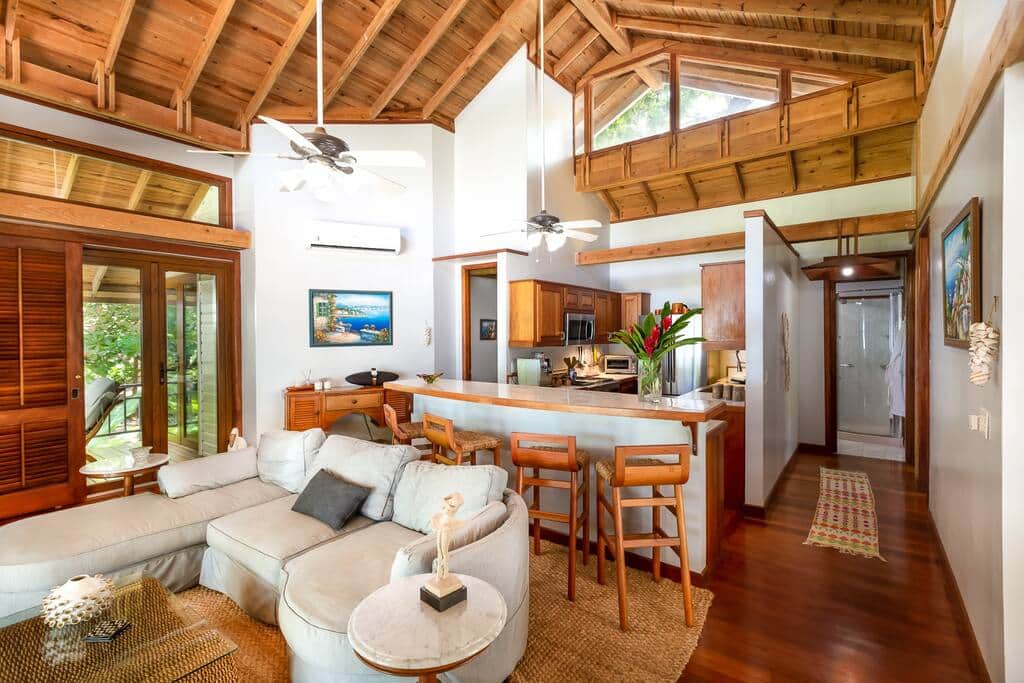 Living Room with view of Kitchen