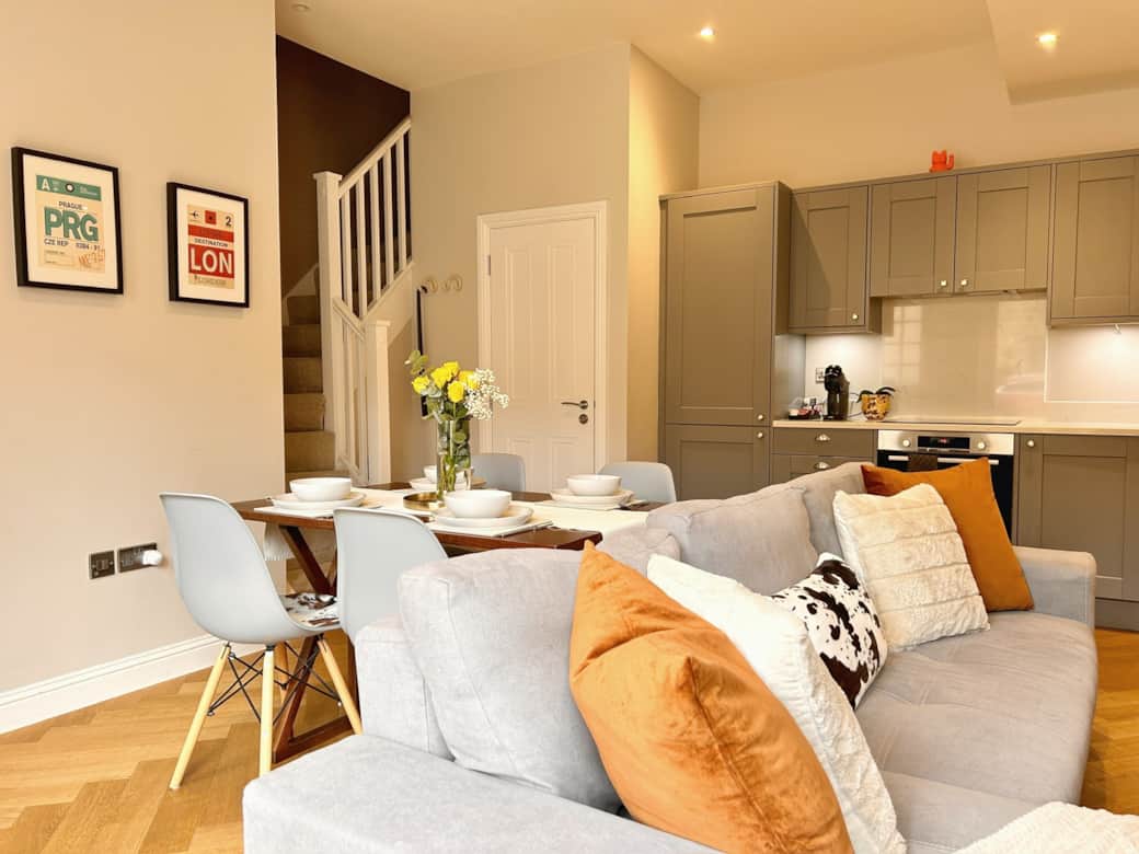 Living and dining area