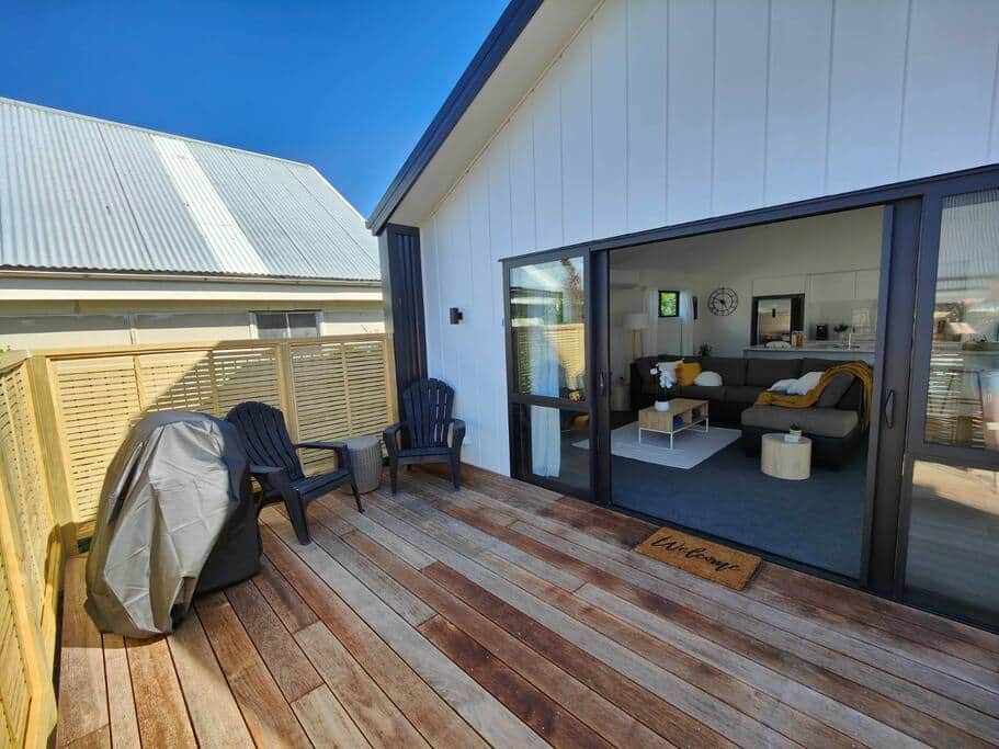 Outdoor Deck & Seating Area