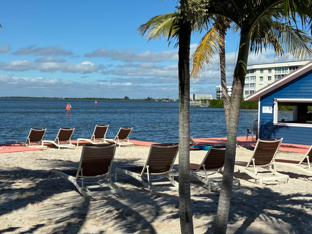 View of the River and beach at The Riverfront Club View of the River and beach at The Riverfront Club