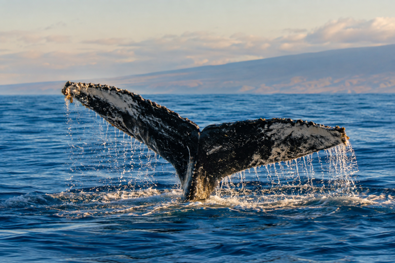 Humpback whale off the Kona coast