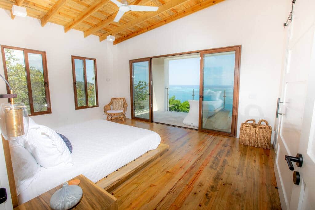 Upper level 1st suite view and private balcony