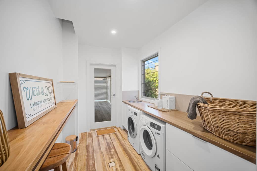 Downstairs - laundry