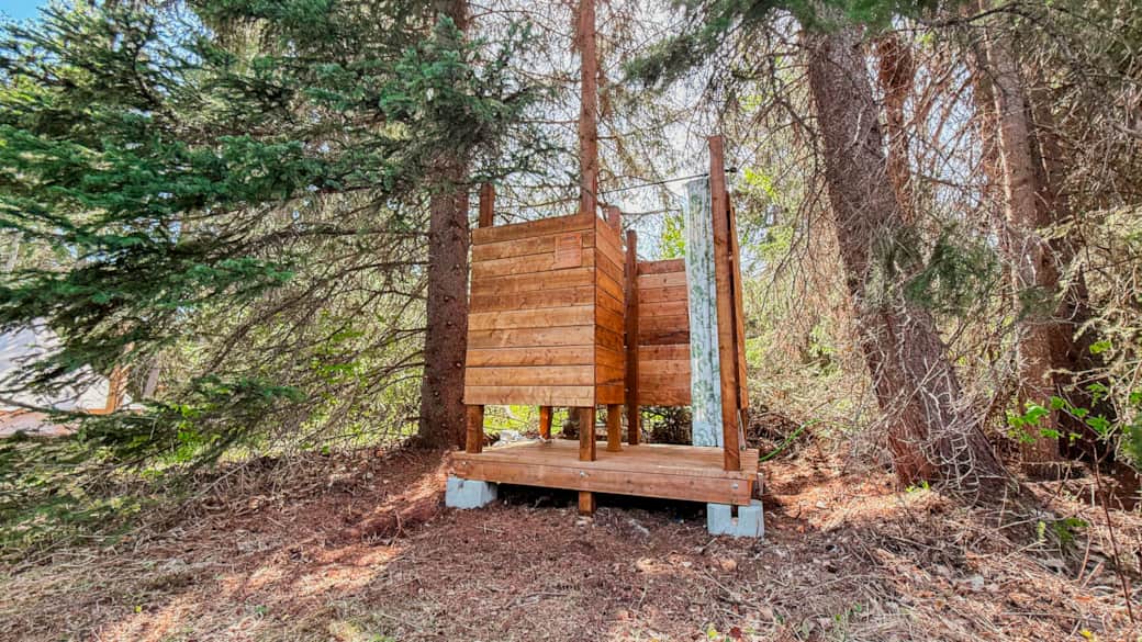 Outdoor shower