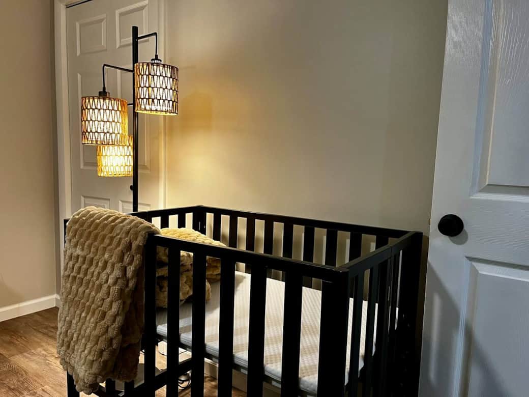 A crib is available for use upon special request. Crib is equipped with sheets.