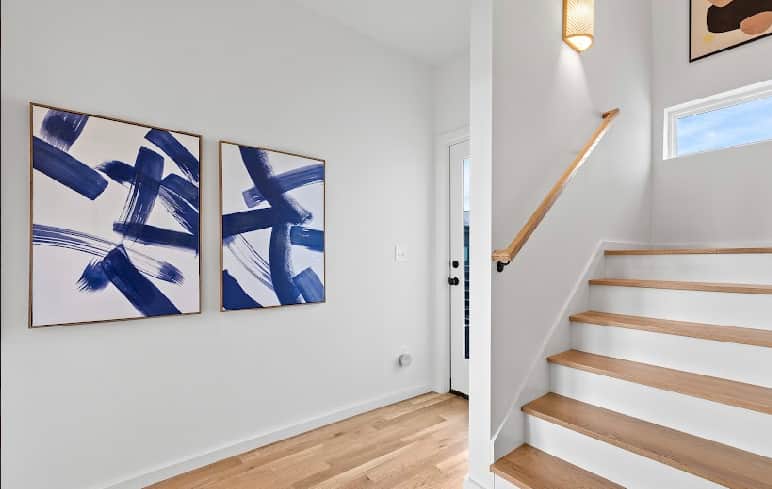 Professionally designed interiors - walkway to Second Floor Balcony