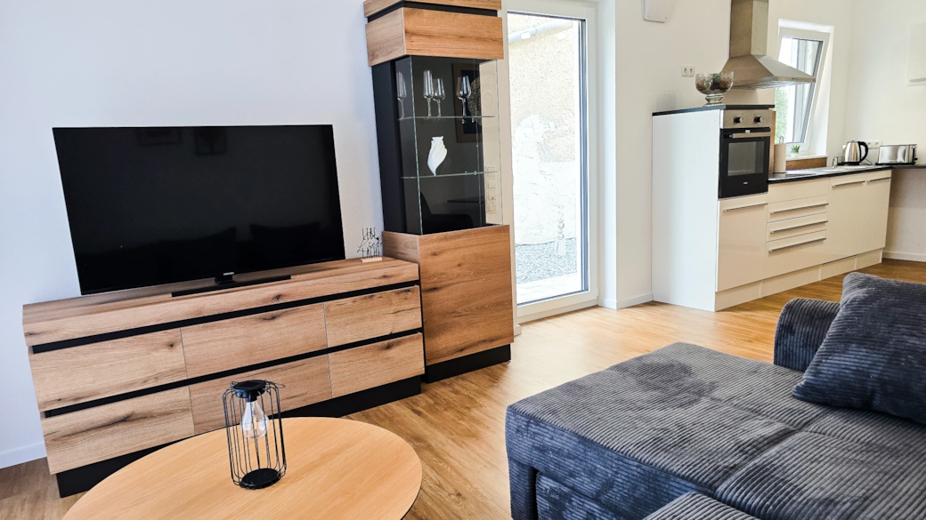 Frensdorf apartments a2 wohnzimmer offene kueche