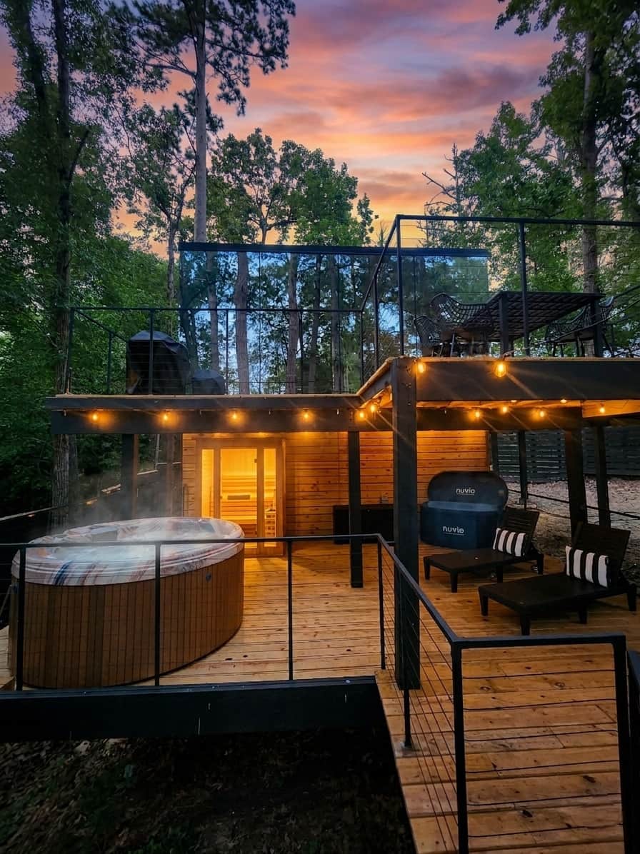 The entire Wellness deck is yours during your stay