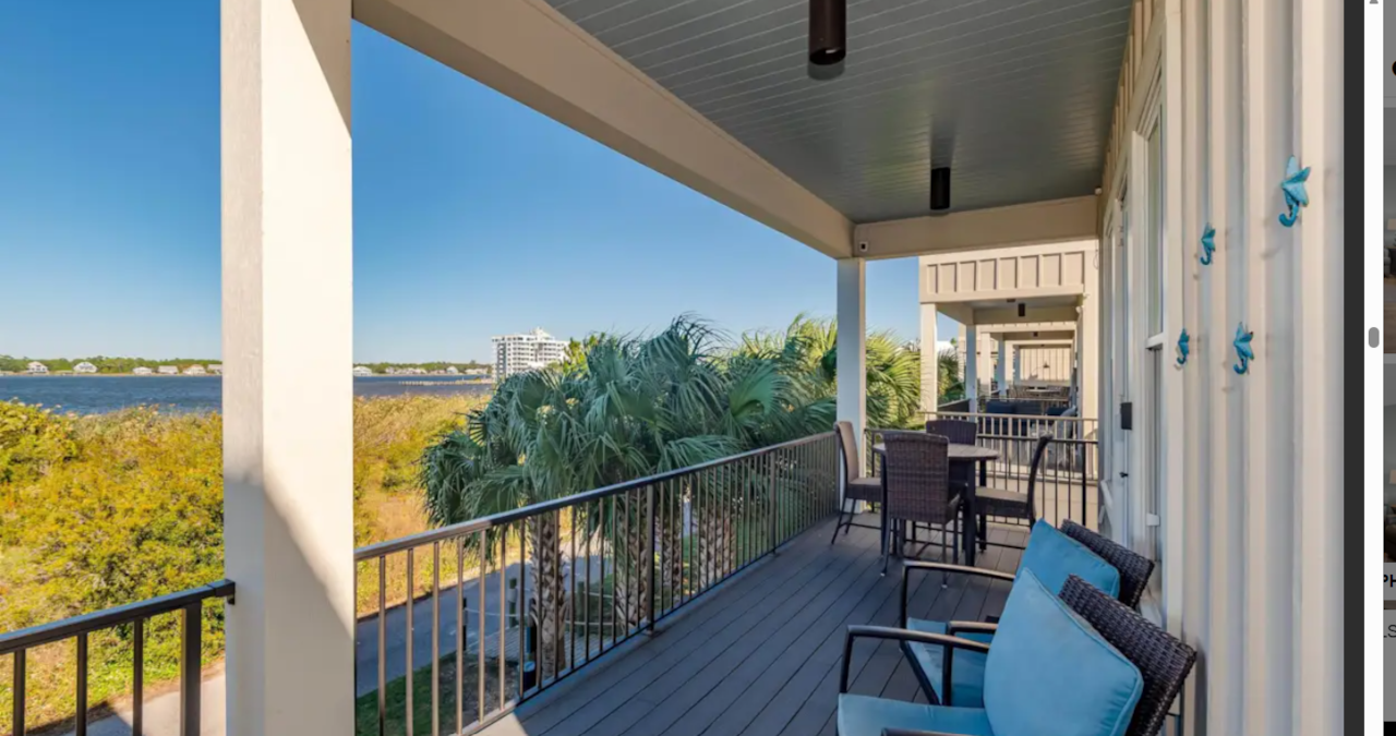 View from deck