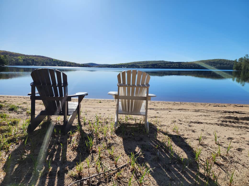 750 feet of frontage on Little Doe Lake that includes a large sandy beach 750 feet of frontage on Little Doe Lake that includes a large sandy beach