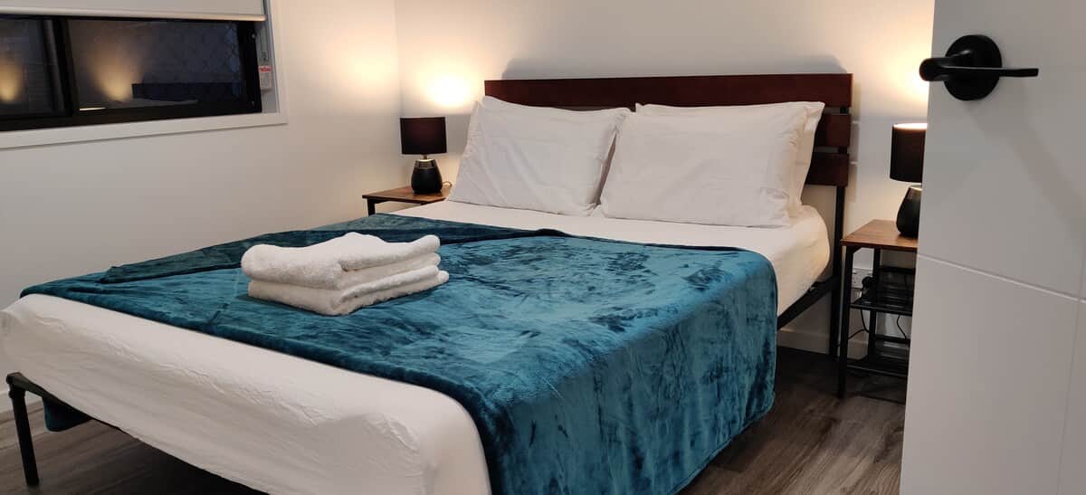 Super comfy queen bedroom 2 complete with built-in robes & ceiling fan.